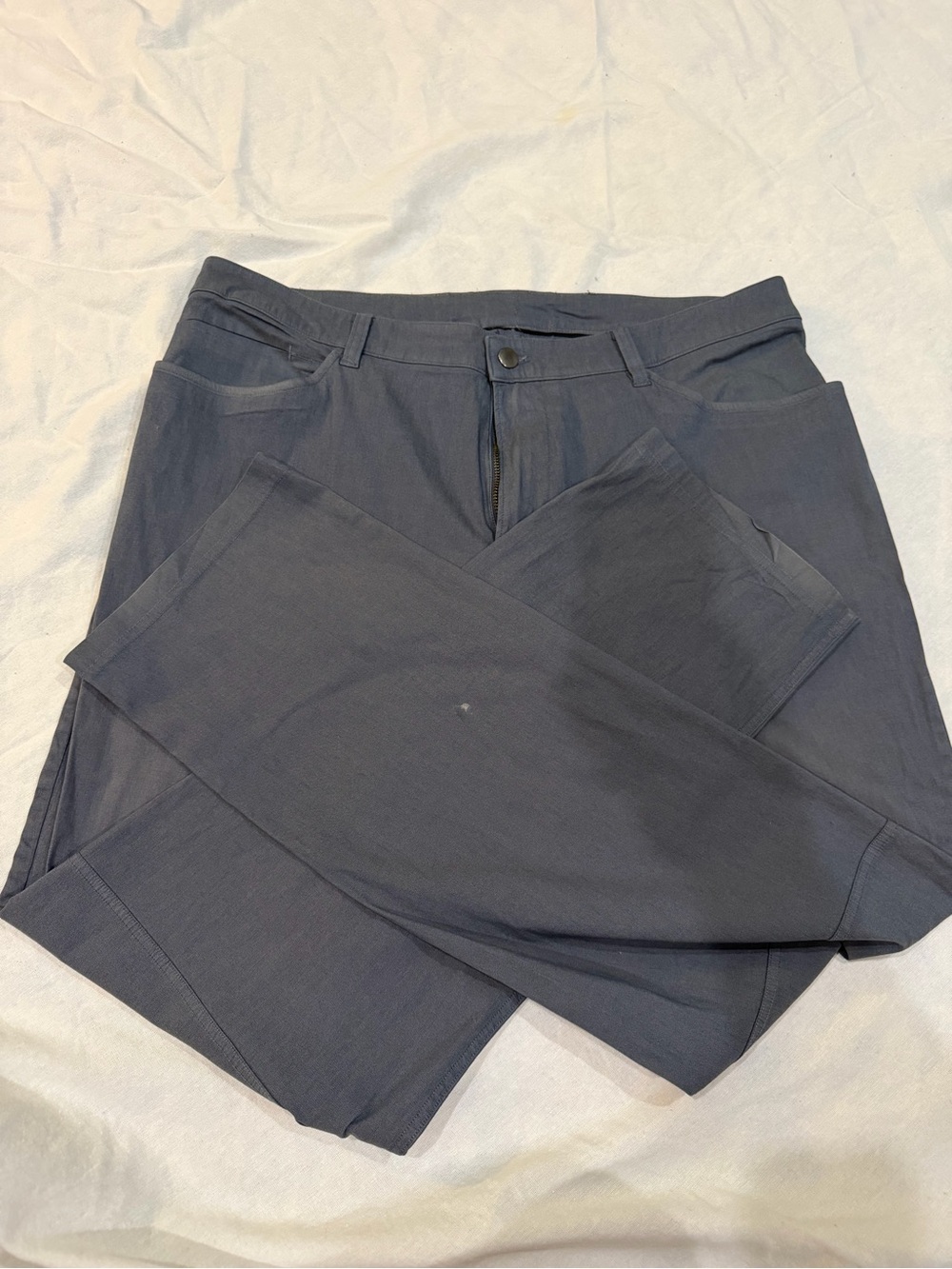 Lululemon ABC Commission Pants Mens 38 Gray Stretch Casual Golf